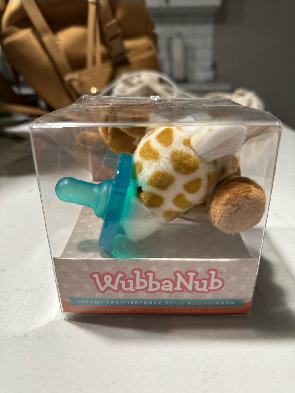 WubbaNub Giraffe Infant Pacifier Plush